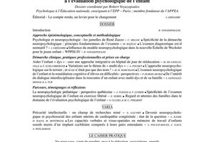 ANAE N° 132/133 - L'apport de la neuropsychologie...