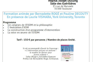 Séminaire d'introduction au modèle de DENVER (ESDM) - 18 avril 2016 à Toulouse