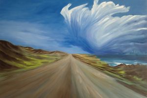 peintures, notes de voyage Trelleborg - cap Nord