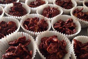 Roses des sables au chocolat noir