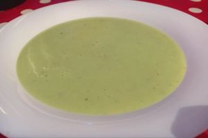 Velouté courgettes et kiri