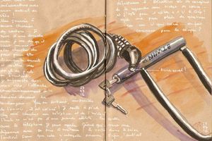 Comment se retrouver à scier son propre antivol...