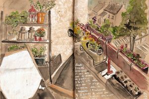 Sur mon balcon...