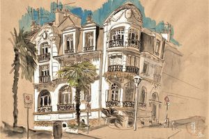 Lorient... Trop chaud pour dessiner !