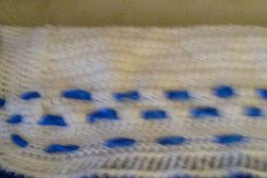 Couverture au crochet faite pour mon neveu