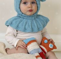 Cagoule bébé aux aiguilles