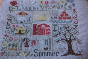 Sampler été de "Jardin Privé"