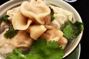 Soupe Wan Tan à notre façon ou la recette à 6 mains de ma bande...