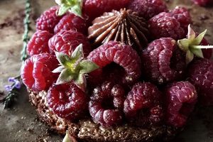 Tartelettes pralinées-framboises