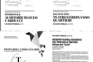 FESTA DELLA TOSCANA 2015 incontri teatral/filosofici sul tema della tortura
