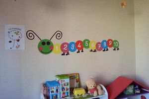 la chenille à chiffre