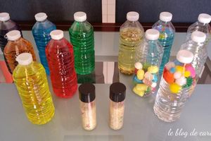{montessori} Nos bouteilles sensorielles