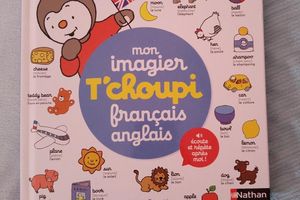 Mon imagier T'choupi français anglais - Editions Nathan