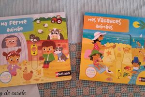 Ma ferme et mes vacances animées - Editions Nathan