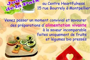 Bar à jus de la Journée de la Paix le 21 septembre 2017