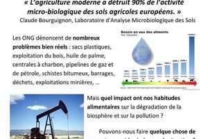 Conférence "Changez le monde au lieu de le manger" jeudi 5 octobre 2017