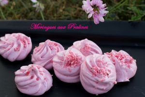 Meringues aux pralines