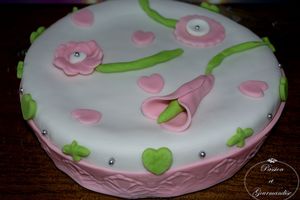 Gâteau en pâte à sucre