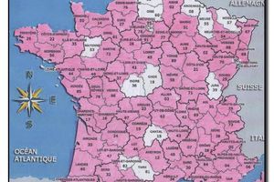Cartes postales départements...