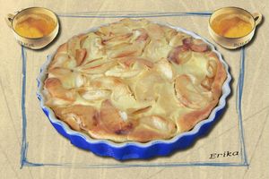 Flamusse aux pommes...