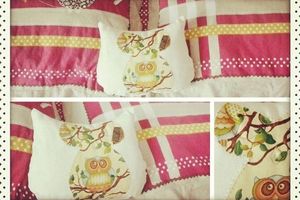 DIY Coudre un coussin hibou + vidéo Youtube