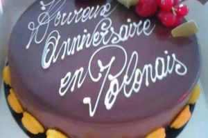 Gâteau d'anniversaire
