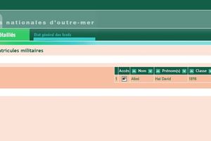R comme...Registres Matricules (ANOM) - Challenge AZ 2015