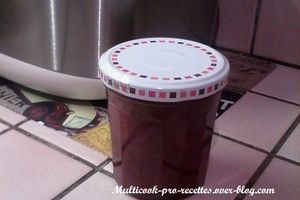 Confiture fraise rhubarbe