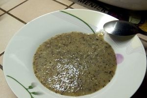 Soupe de champignons ( de Paris)