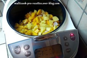 Potimarron et pommes de terre
