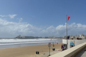 Jour de fortes bourrasques aux Sables