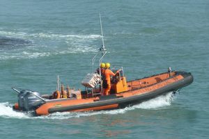 Canot des sapeurs pompiers des Sables d'Olonne