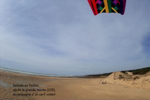 Photos prises avec un cerf volant de la plage du Veillon