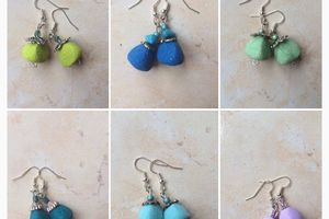 Boucles d'oreilles "tagadas"