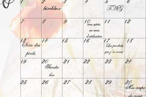 Planning du mois de Juin