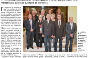 Election des vice-présidents de Rives de Moselle - le Républicain Lorrain du 30 avril 2014