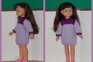 Robe mauve pour Madeleine
