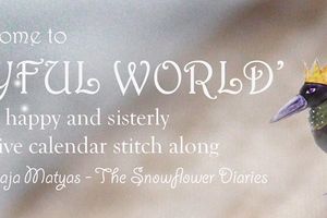 SAL Calendrier 2016 Joyful World de The Snowflower Diaries