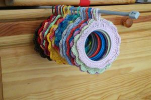 Mini cadres au crochet
