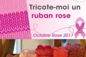 Tricote moi un ruban rose / octobre rose 2017