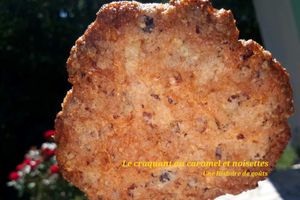 Craquants au caramel et noisettes