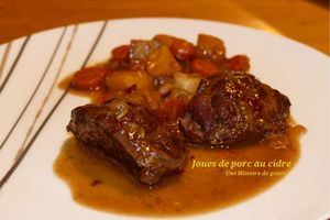 Joues de porc au cidre