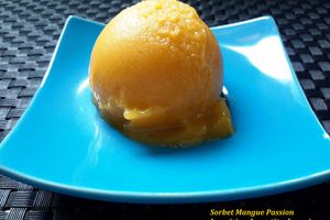 Sorbet mangue / passion