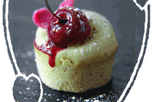 Muffins pistache & cerise