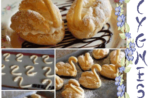 Cygnes en pâte a choux