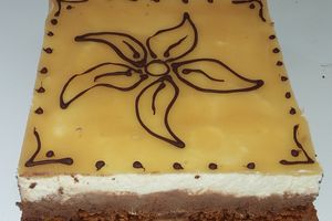 entremets poire chocolat