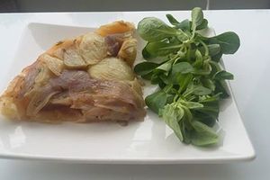 tatin de fenouil et oignons rouges