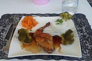 lapin et son accompagnement