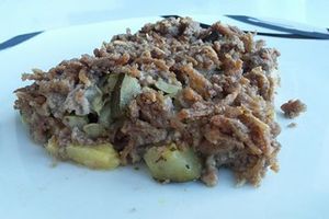 crumble de courgettes