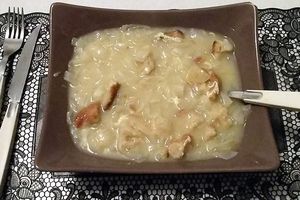 soupe à l'oignon